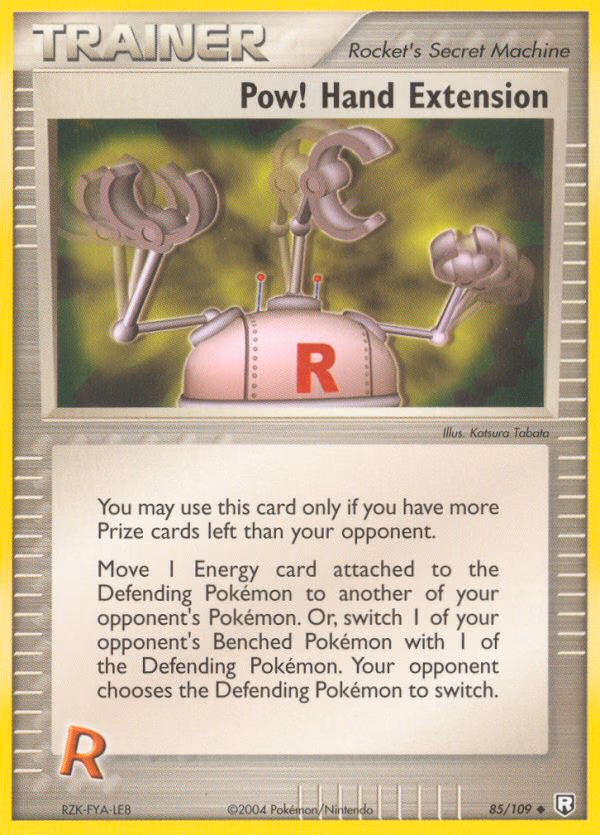 Pow! Hand Extension Pokemon card (85/109, Team Rocket Returns)