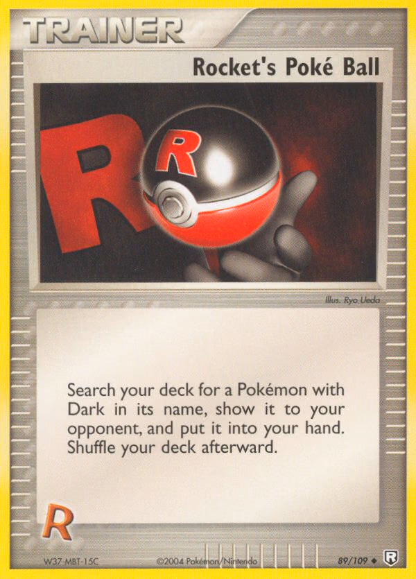 Rocket's Poké Ball Pokemon card (89/109, Team Rocket Returns)