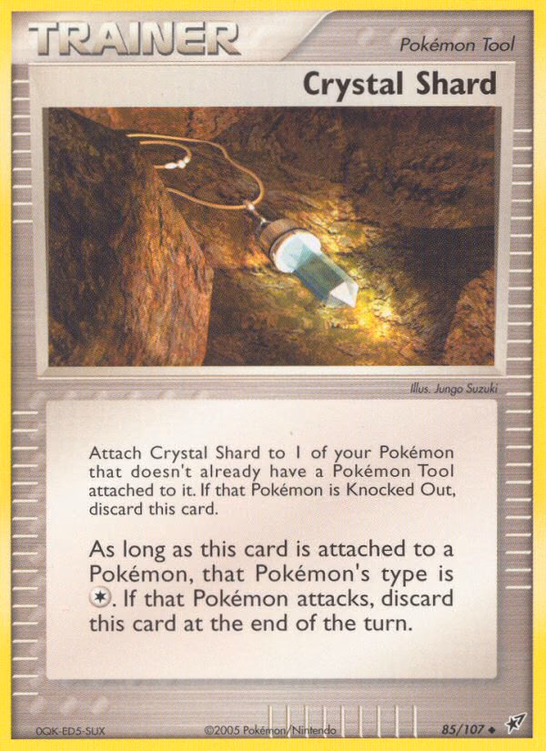 Crystal Shard Pokemon card (85/107, Deoxys)