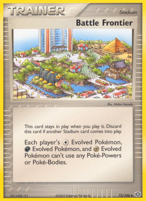 Battle Frontier Pokemon card (75/106, Emerald)