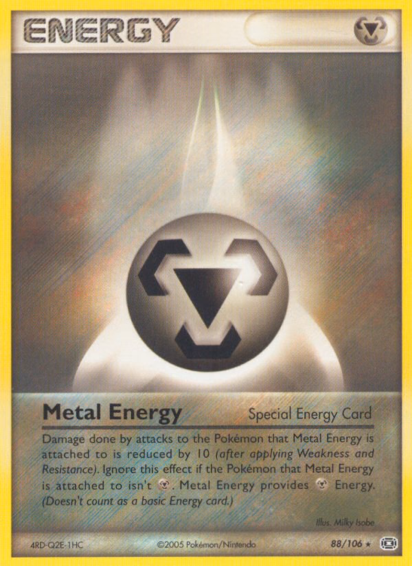 Metal Energy Pokemon card (88/106, Emerald)