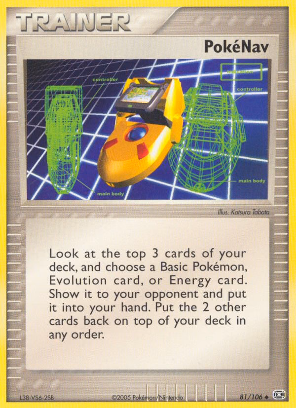 PokéNav Pokemon card (81/106, Emerald)