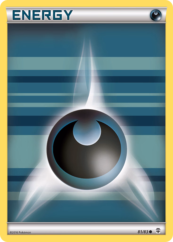 Darkness Energy Pokemon card (81/83, Generations)