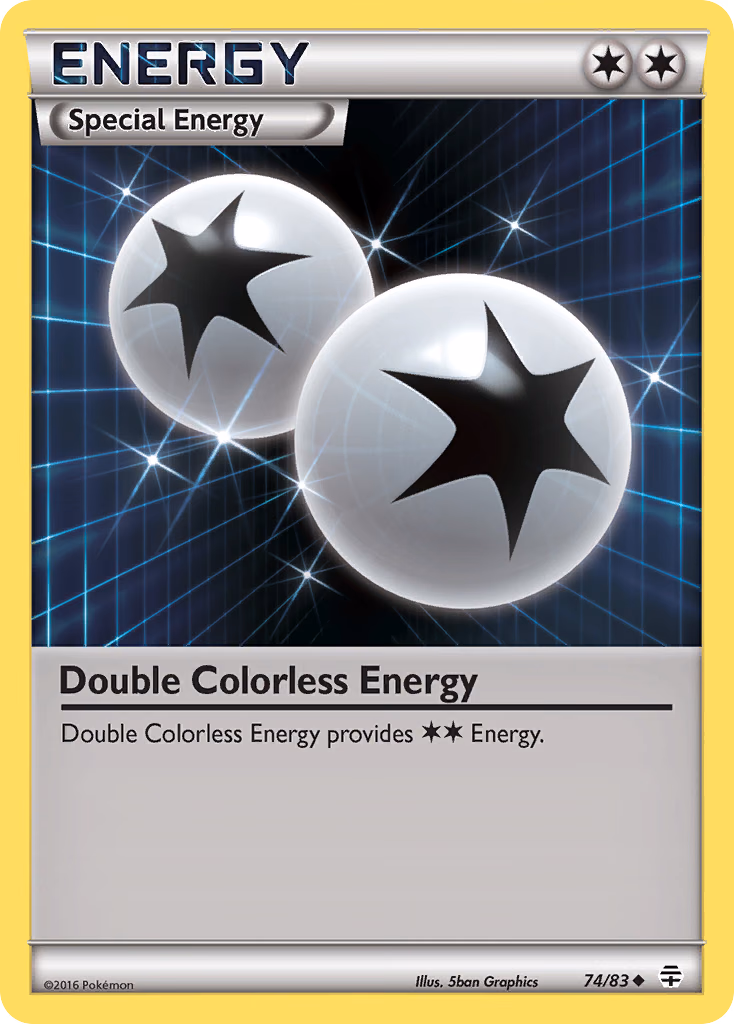 Double Colorless Energy Pokemon card (74/83, Generations)