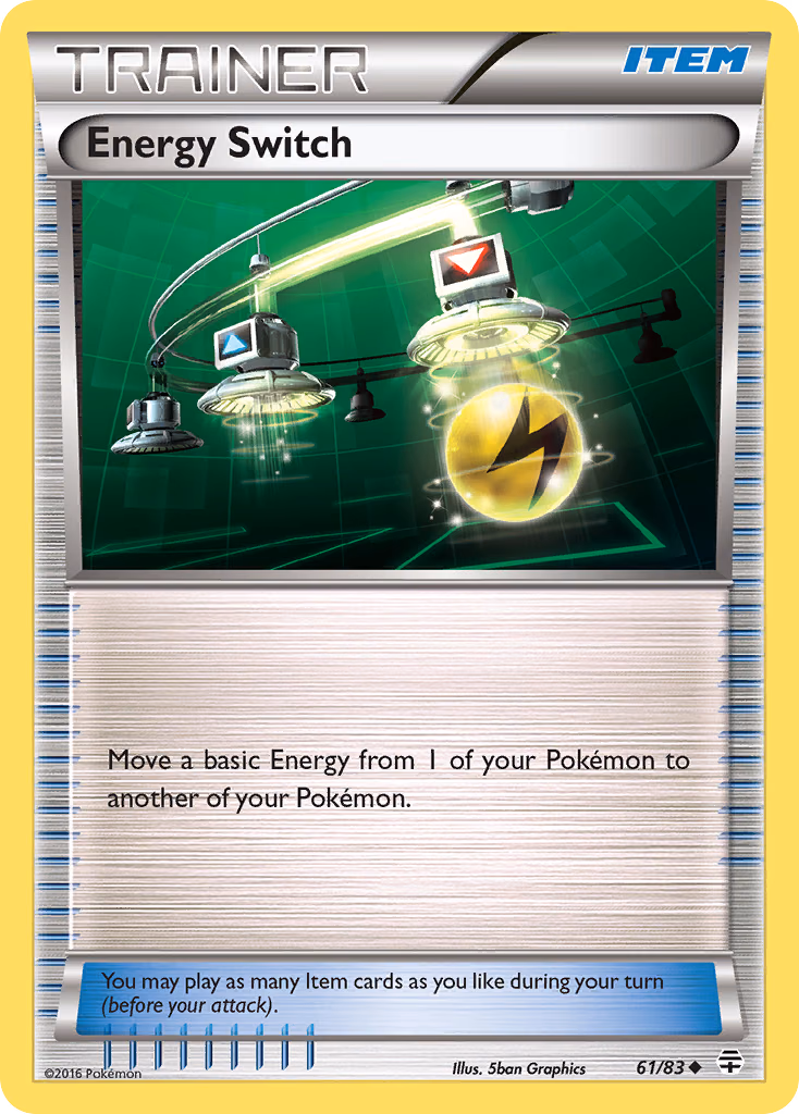 Energy Switch Pokemon card (61/83, Generations)