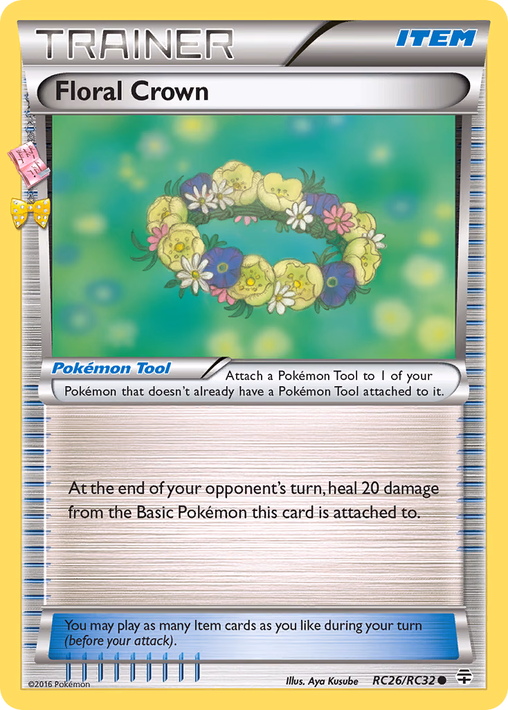 Floral Crown Pokemon card (RC26/RC32, Generations)
