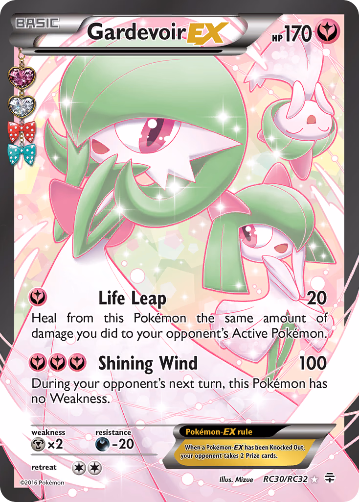 Gardevoir-EX Pokemon card (RC30/RC32, Generations)