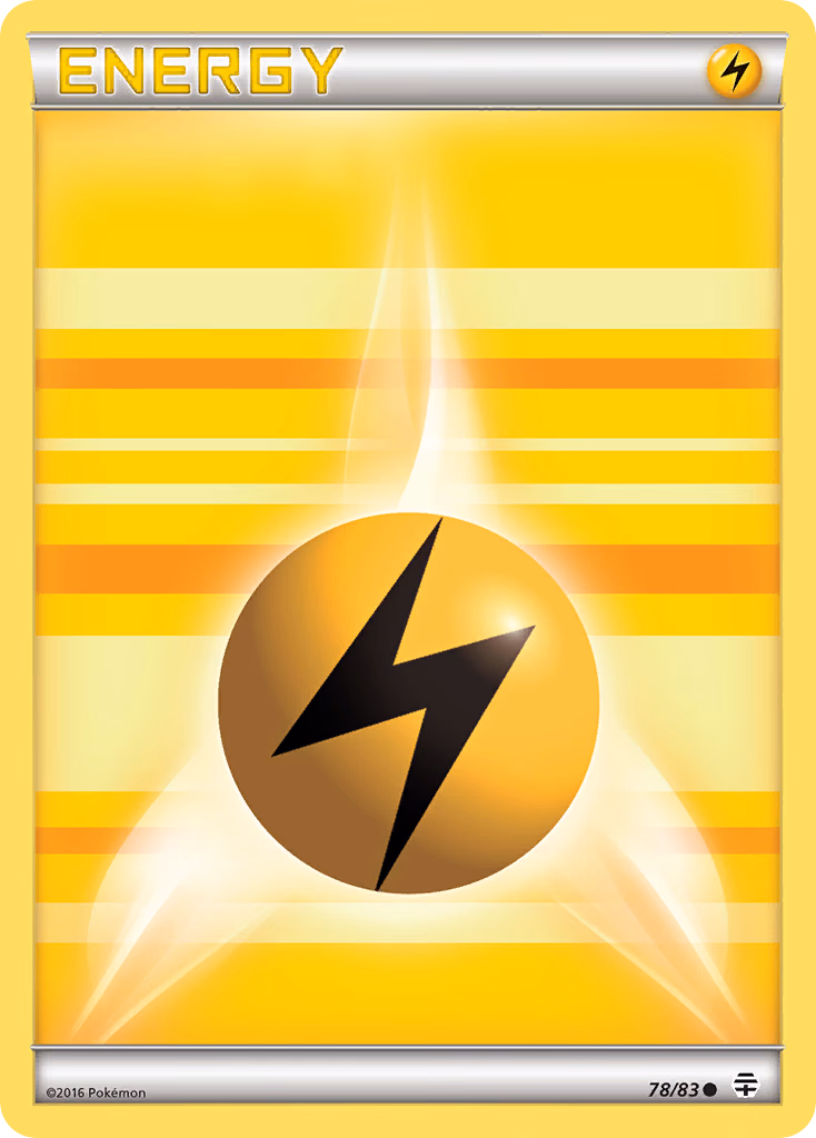 Lightning Energy Pokemon card (78/83, Generations)