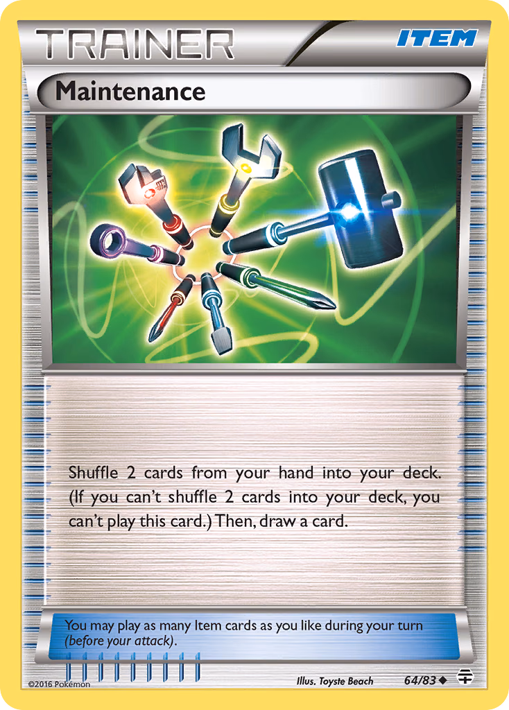 Maintenance Pokemon card (64/83, Generations)