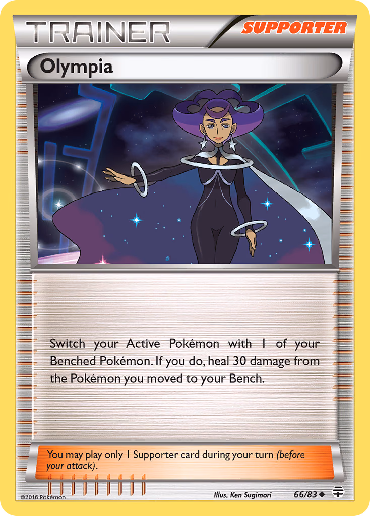 Olympia Pokemon card (66/83, Generations)