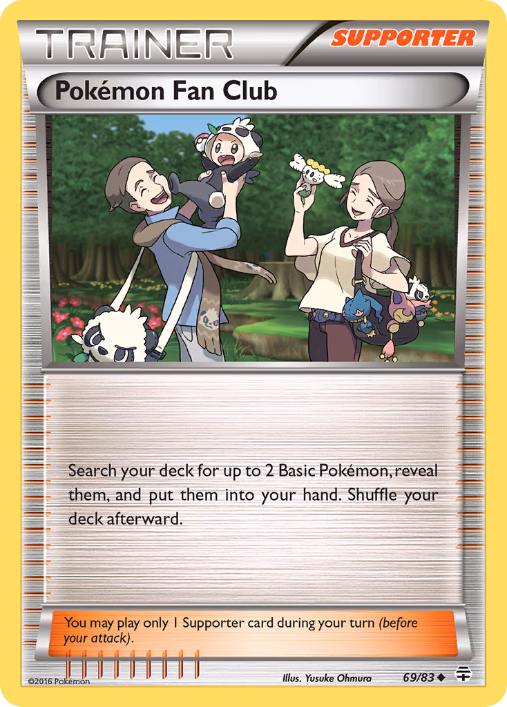 Pokémon Fan Club Pokemon card (69/83, Generations)