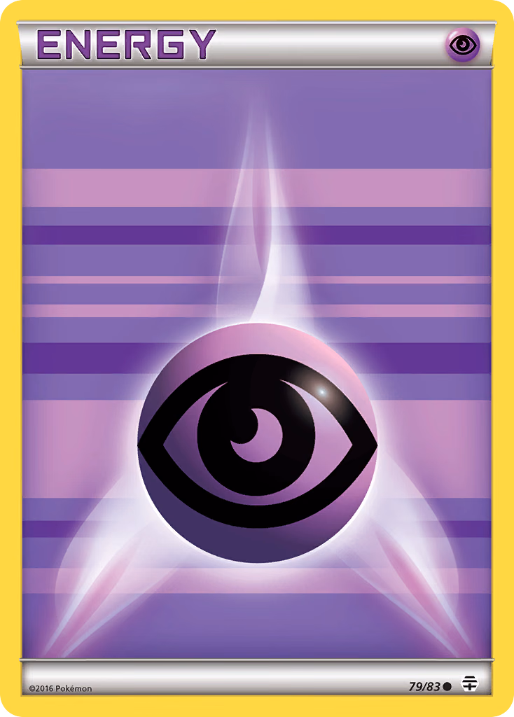 Psychic Energy Pokemon card (79/83, Generations)