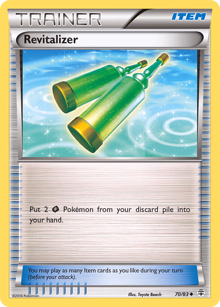 Revitalizer Pokemon card (70/83, Generations)
