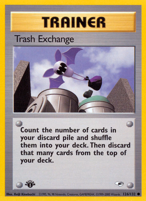 Trash Exchange (Unlimited) Pokemon card (126/132, Gym Heroes)