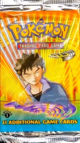 Pokemon Gym Heroes Booster Pack [1st Edition]
