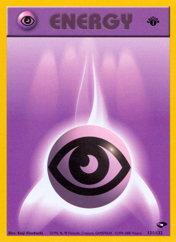 Psychic Energy (Unlimited) Pokemon card (131/132, Gym Challenge)