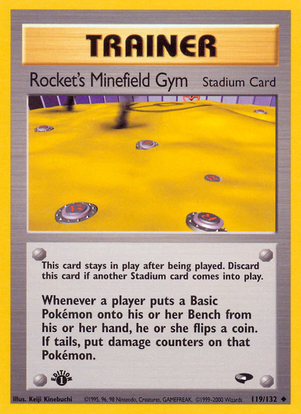 Rocket's Minefield Gym (Unlimited) Pokemon card (119/132, Gym Challenge)