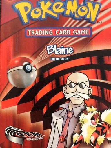 Pokemon Gym Challenge Theme Deck - "Blaine"