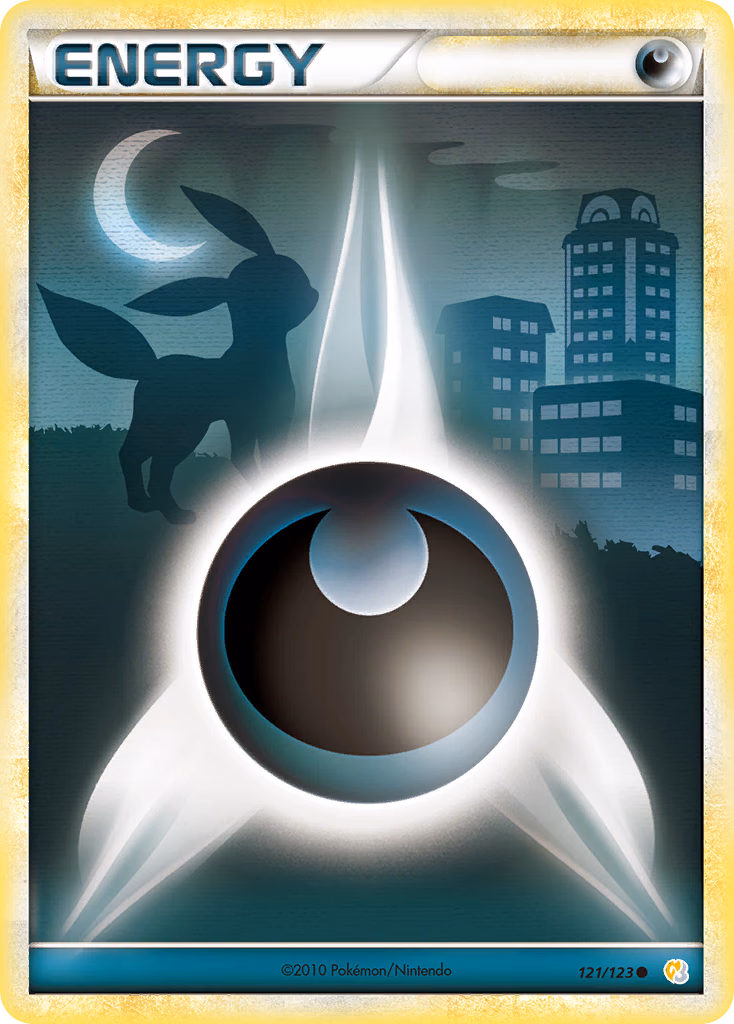 Darkness Energy Pokemon card (121/123, HeartGold & SoulSilver)