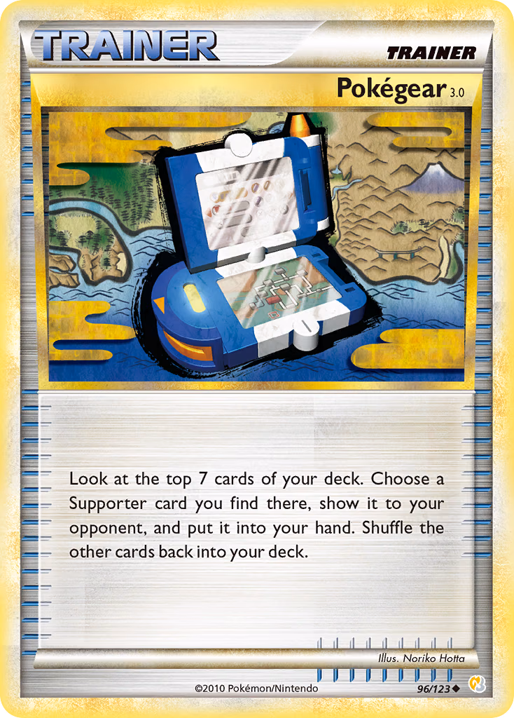 Pokégear 3.0 Pokemon card (96/123, HeartGold & SoulSilver)