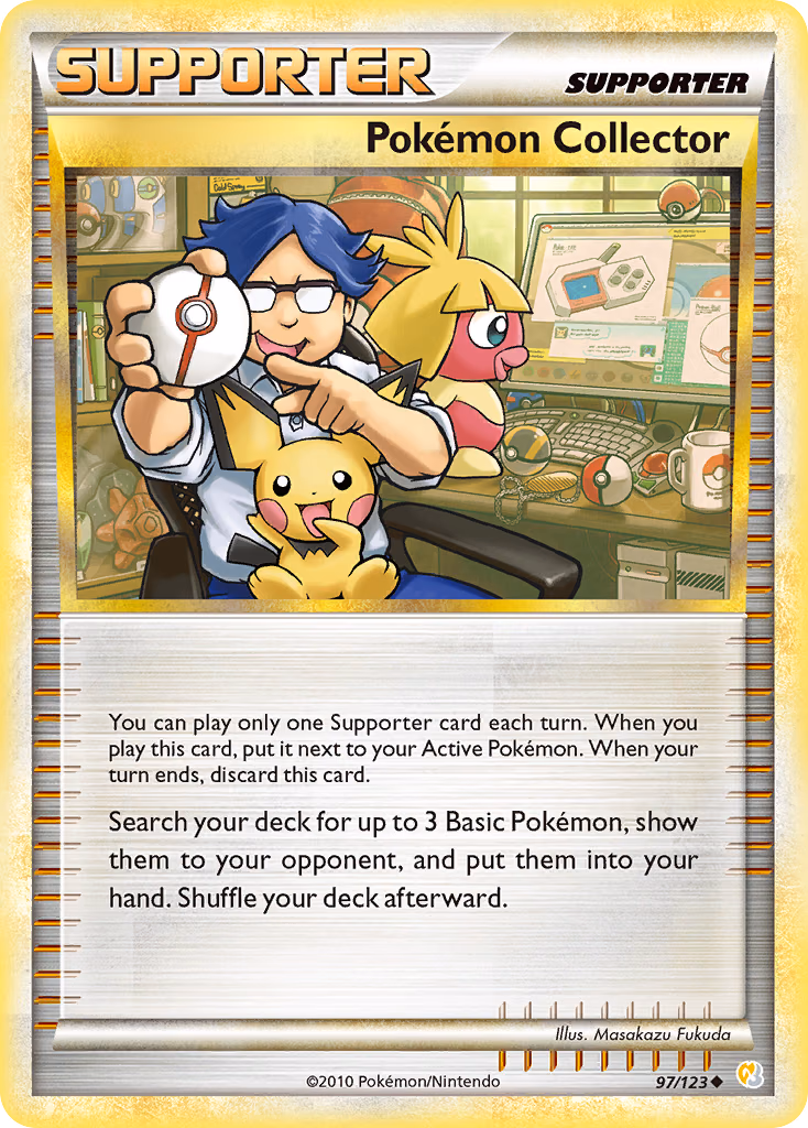 Pokémon Collector Pokemon card (97/123, HeartGold & SoulSilver)