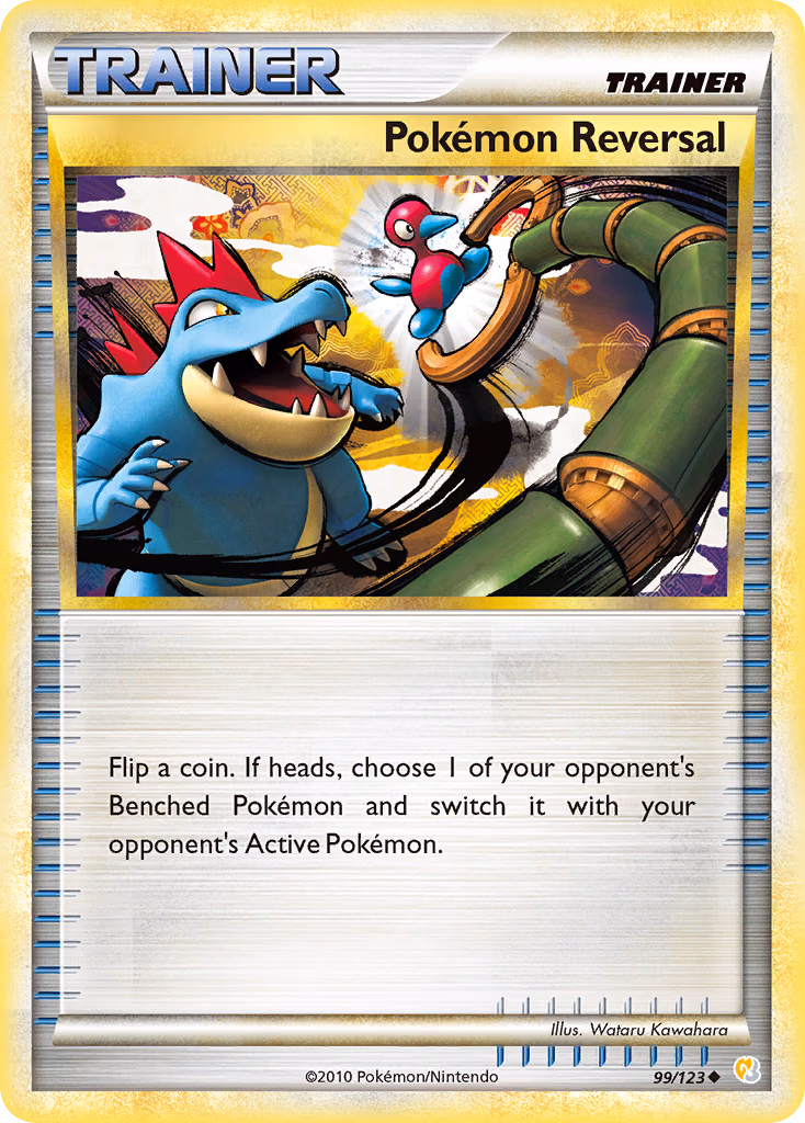 Pokémon Reversal Pokemon card (99/123, HeartGold & SoulSilver)