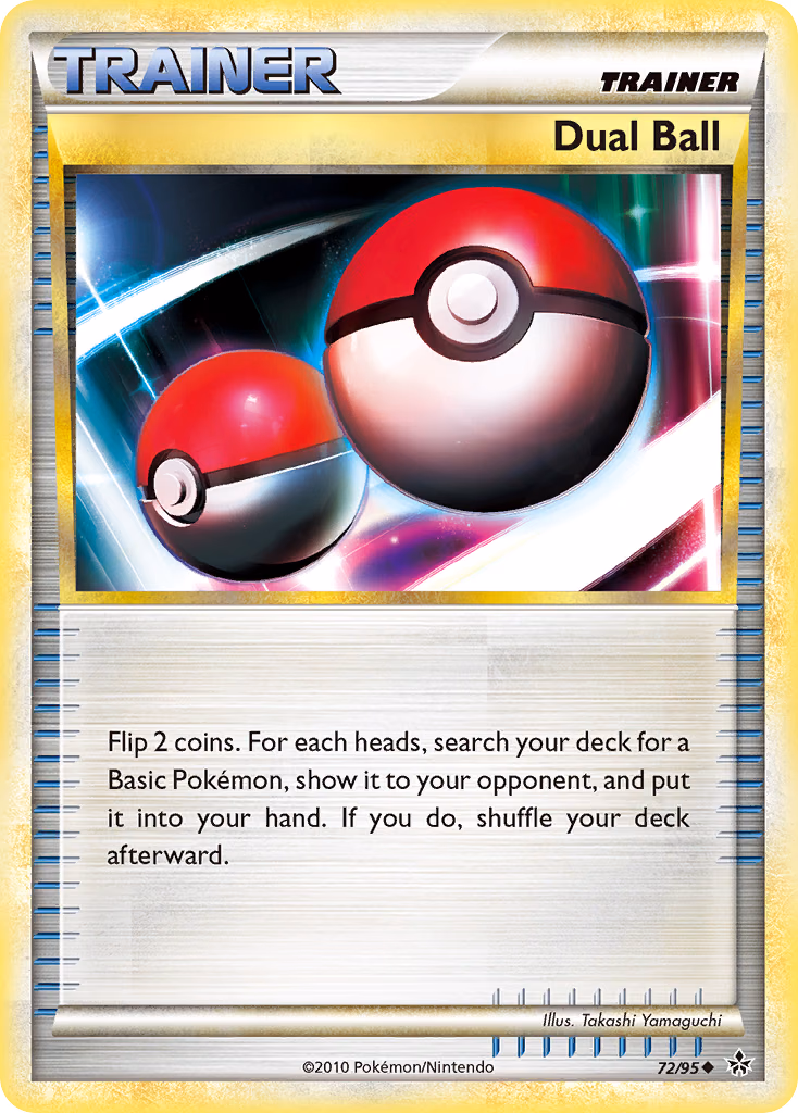Dual Ball Pokemon card (72/95, HS—Unleashed)