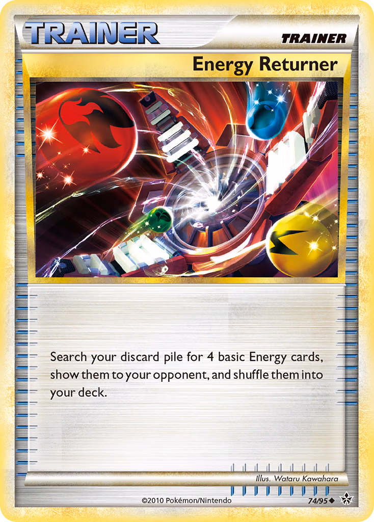 Energy Returner Pokemon card (74/95, HS—Unleashed)