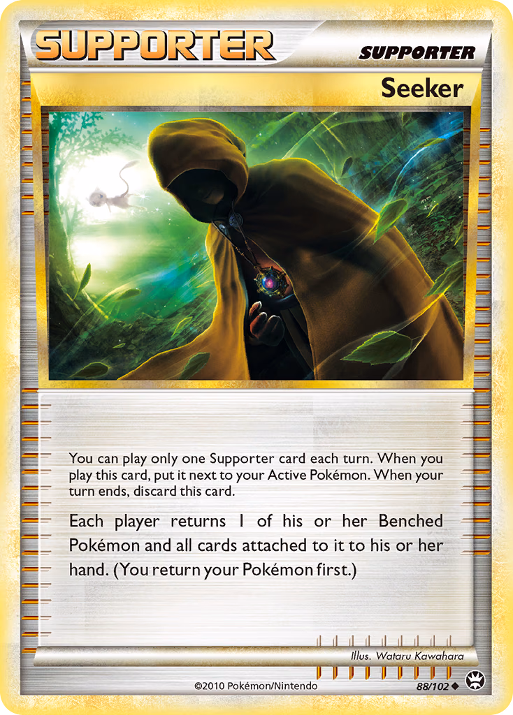 Seeker Pokemon card (88/102, HS—Triumphant)
