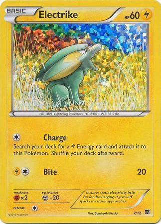 Electrike Pokemon card (7/12, McDonald's Collection 2015)