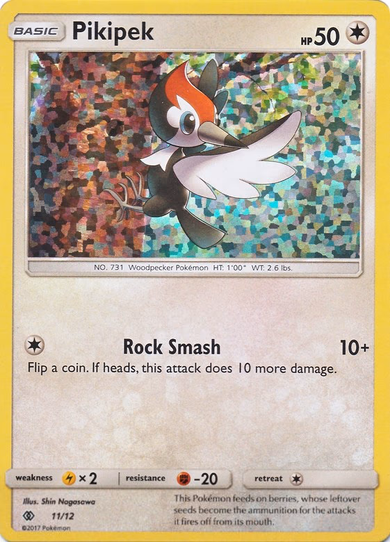 Pikipek Pokemon card (11/12, McDonald's Collection 2017)