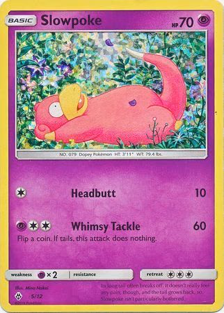 Slowpoke Pokemon card (5/12, McDonald's Collection 2018)