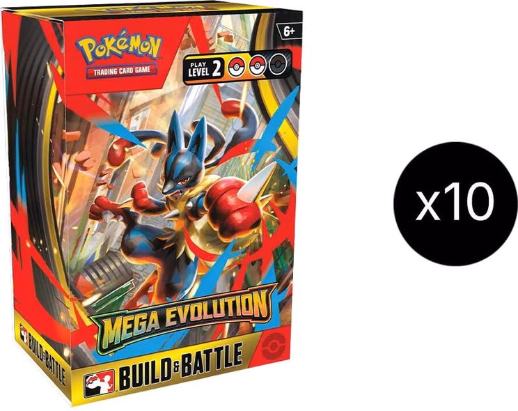 Pokemon Mega Evolution Build & Battle Box Display