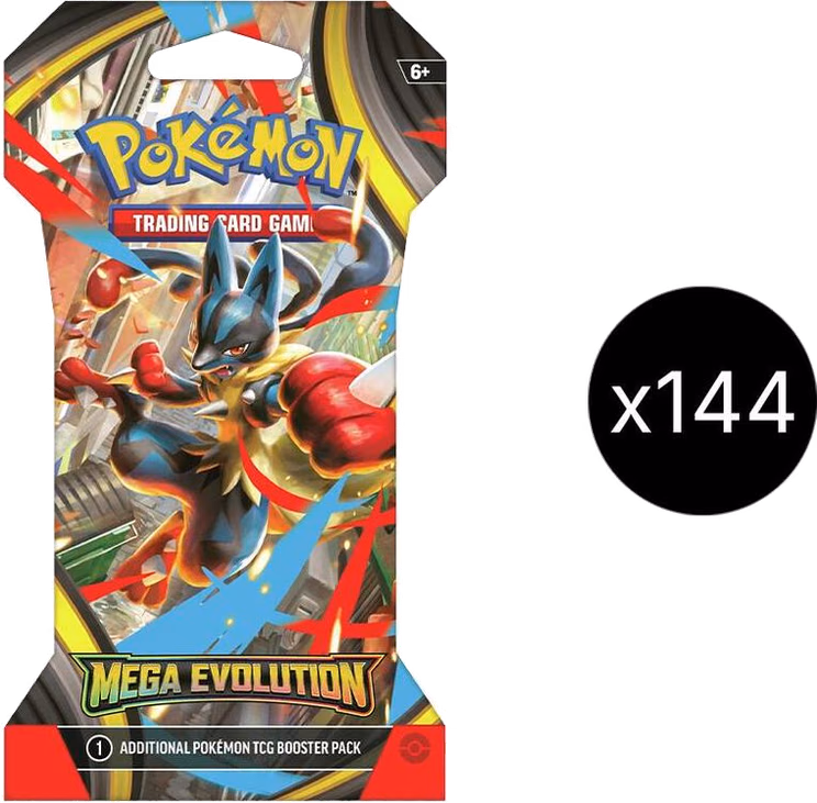 Pokemon Mega Evolution Sleeved Booster Case