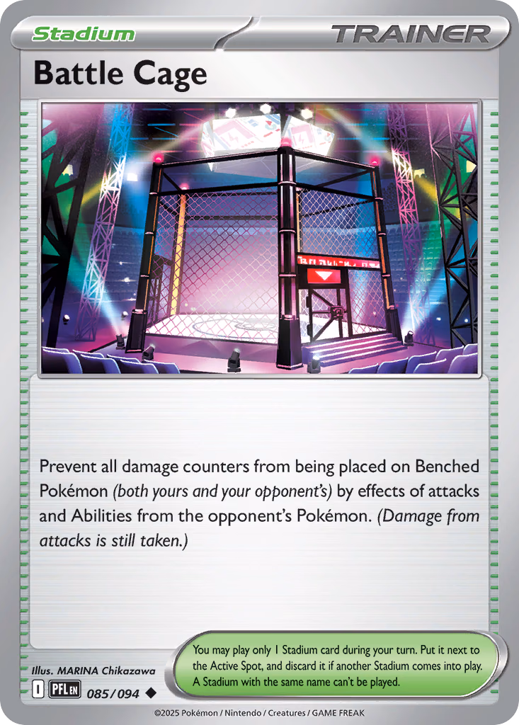 Battle Cage Pokemon card (085/094, Phantasmal Flames)