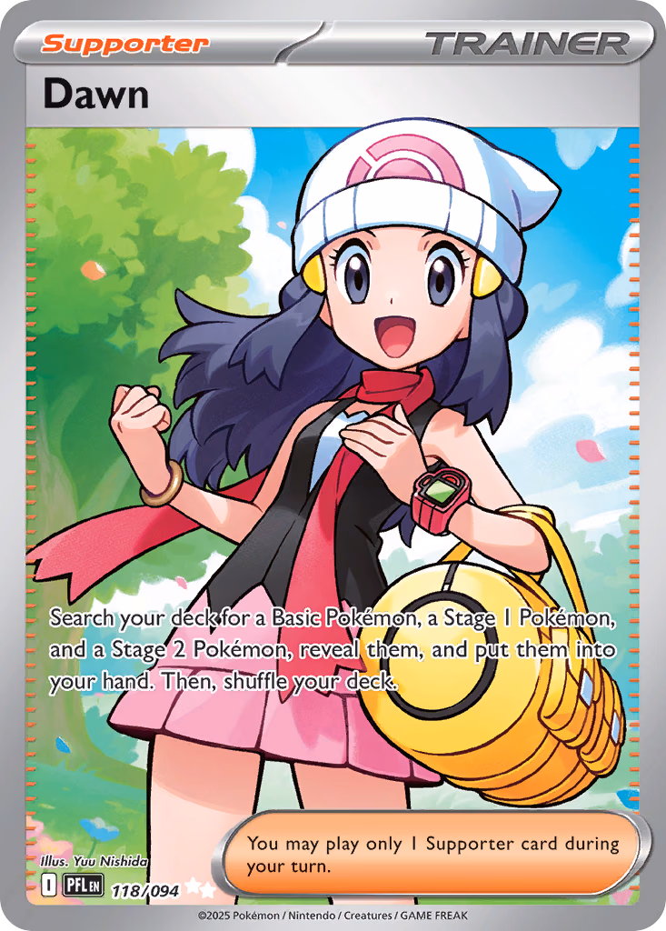 Dawn Pokemon card (118/094, Phantasmal Flames)