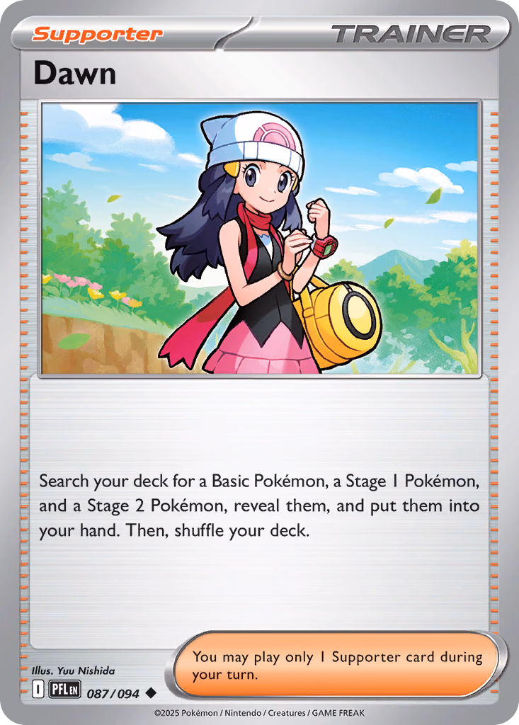 Dawn Pokemon card (087/094, Phantasmal Flames)