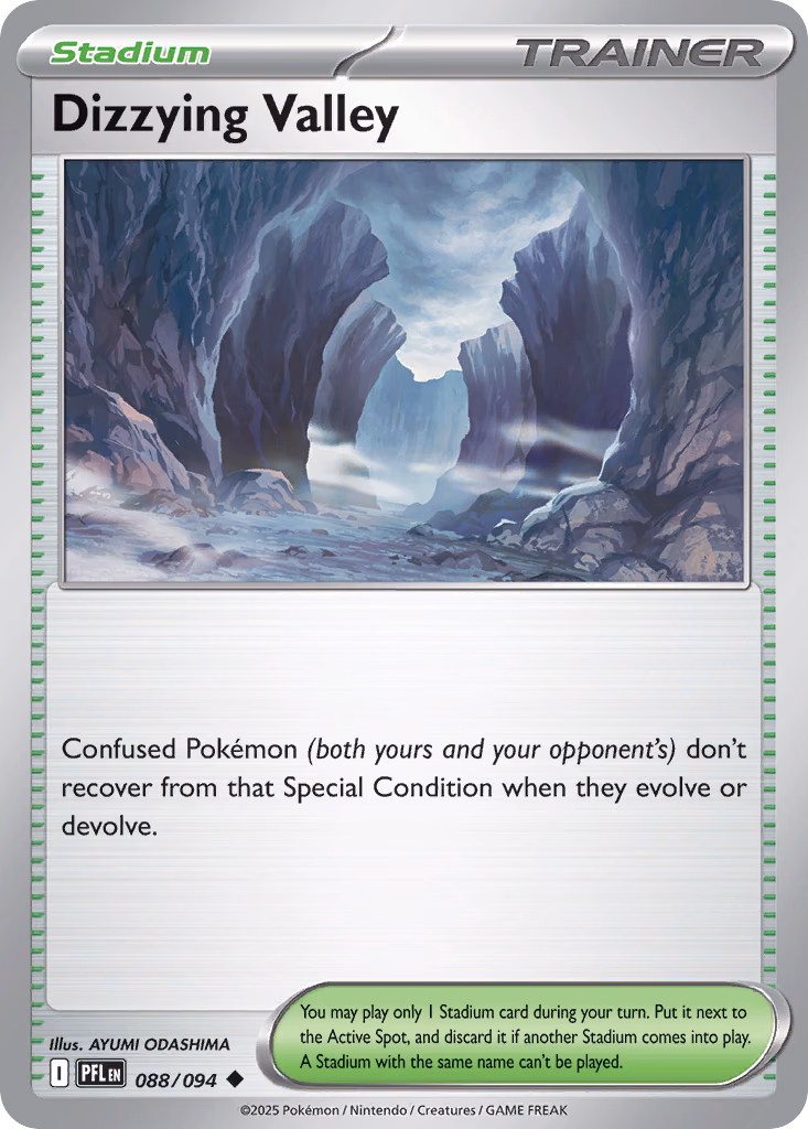 Dizzying Valley Pokemon card (088/094, Phantasmal Flames)