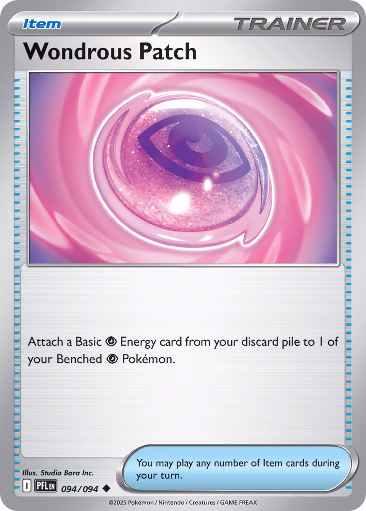 Wondrous Patch Pokemon card (094/094, Phantasmal Flames)