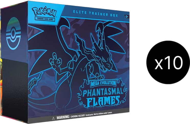 Pokemon Phantasmal Flames Elite Trainer Box Case