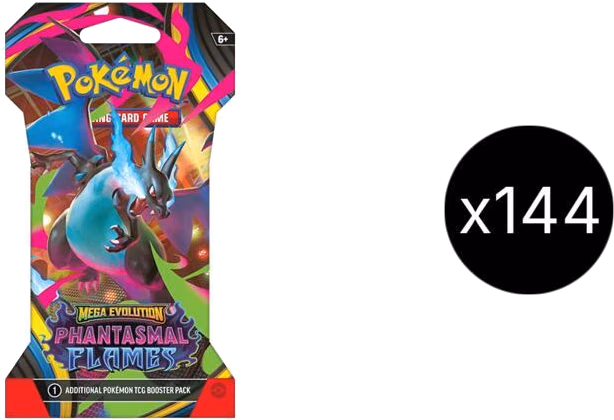 Pokemon Phantasmal Flames Sleeved Booster Case (48 ct)