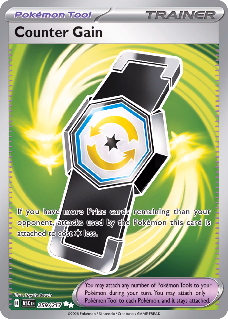 Counter Gain Pokemon card (259/217, Ascended Heroes)