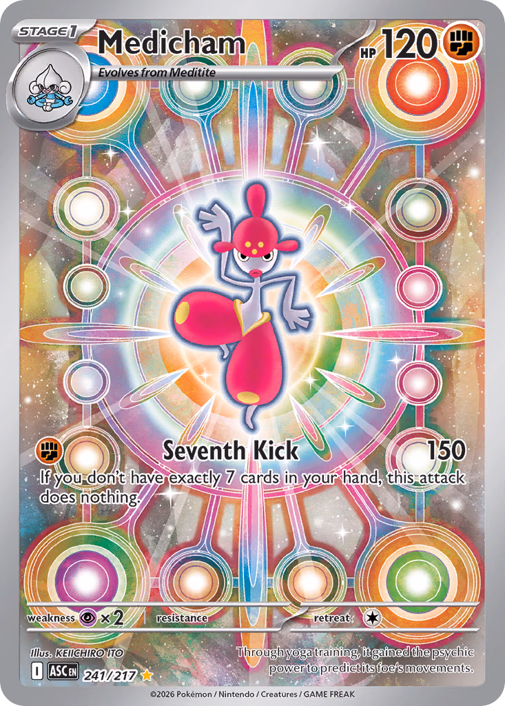 Medicham Pokemon card (241/217, Ascended Heroes)