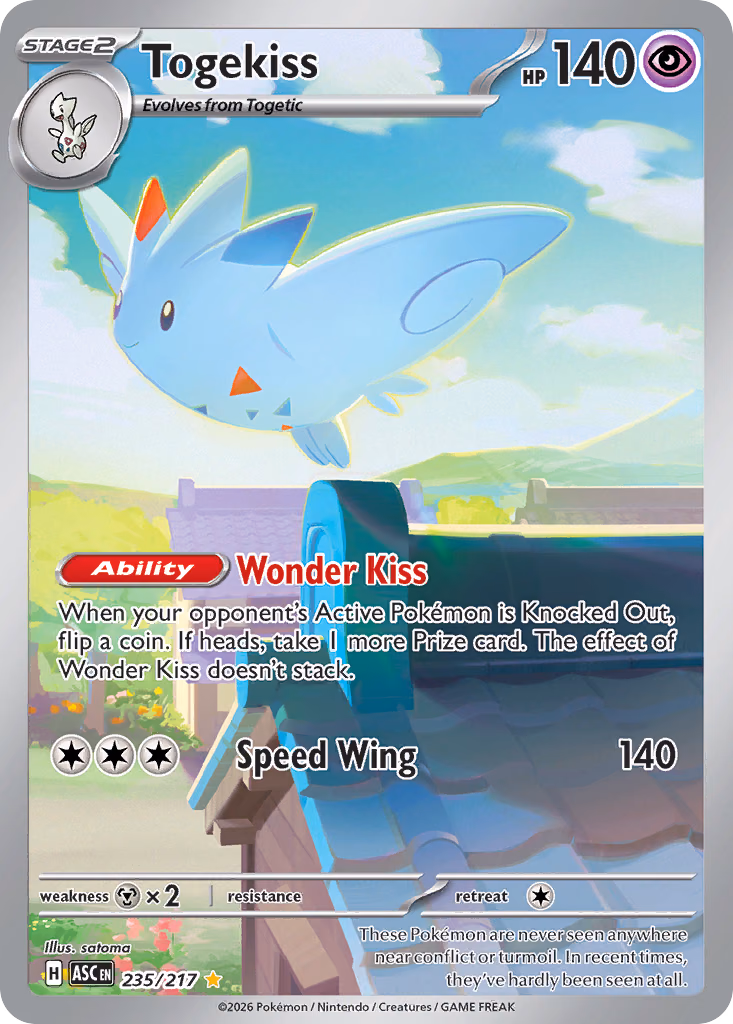Togekiss Pokemon card (235/217, Ascended Heroes)