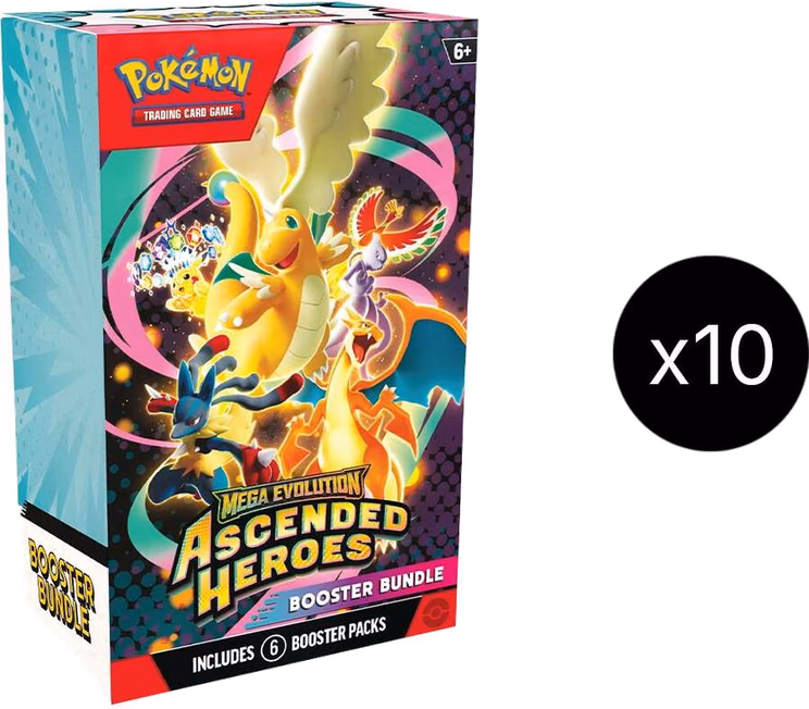 Pokemon Ascended Heroes Booster Bundle Display