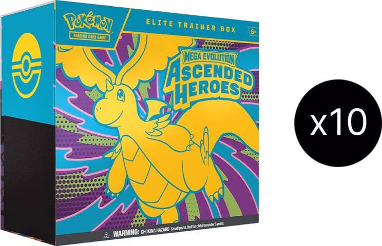 Pokemon Ascended Heroes Elite Trainer Box Case