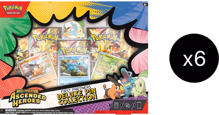 Pokemon Ascended Heroes First Partners Deluxe Pin Collection Case