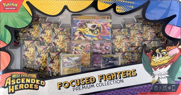Pokemon Ascended Heroes Focused Fighters Premium Collection (Sam's Club)
