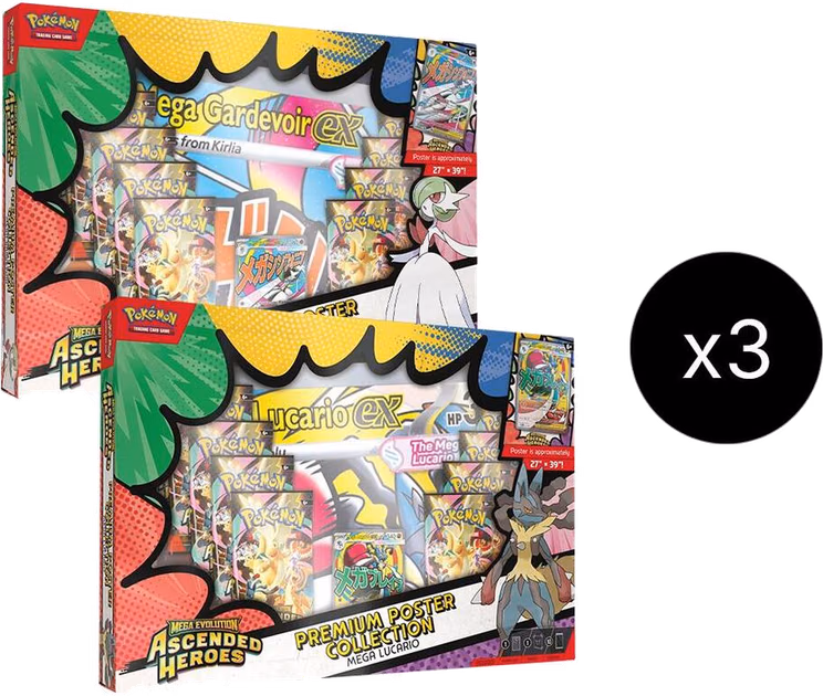 Pokemon Ascended Heroes Premium Poster Collection Case