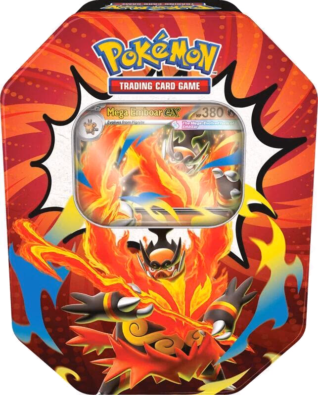 Pokemon Ascended Heroes Tin [Mega Emboar ex]
